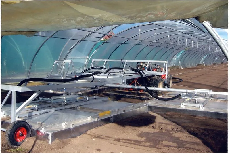 Technologies and methods for deep soil steaming in greenhouses